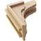 Ekena Millwork 4"W x 4"D x 8"H Wide Bryant Rough Cedar Woodgrain TimberThane Corbel, Primed Tan CORUR04X04X08BRYRCPR - alternate 3